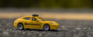 Κίτρινο ταξί μινιατούρα